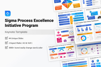Sigma Process Excellence Initiative Program Keynote Template